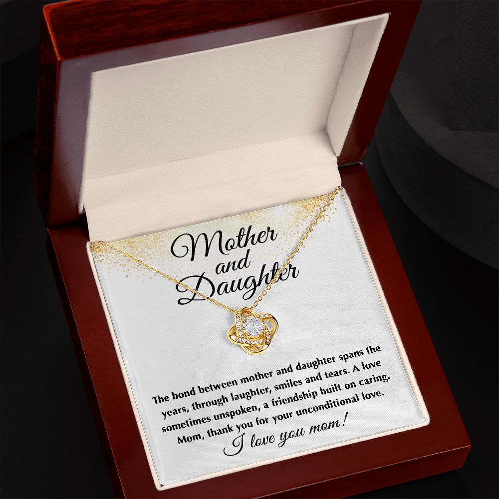 Unconditional Love - Love Knot Necklace For Mom