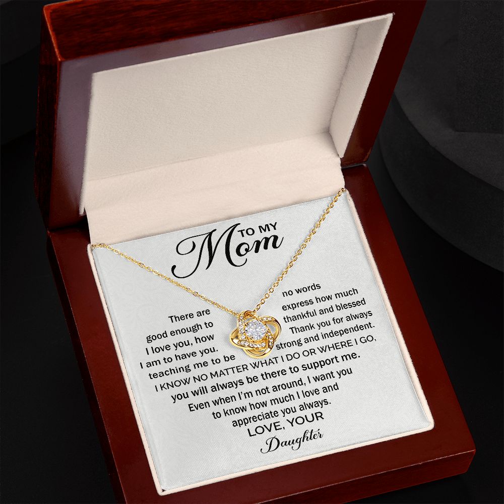 Appreciate You Always - Love Knot Necklace For Mom