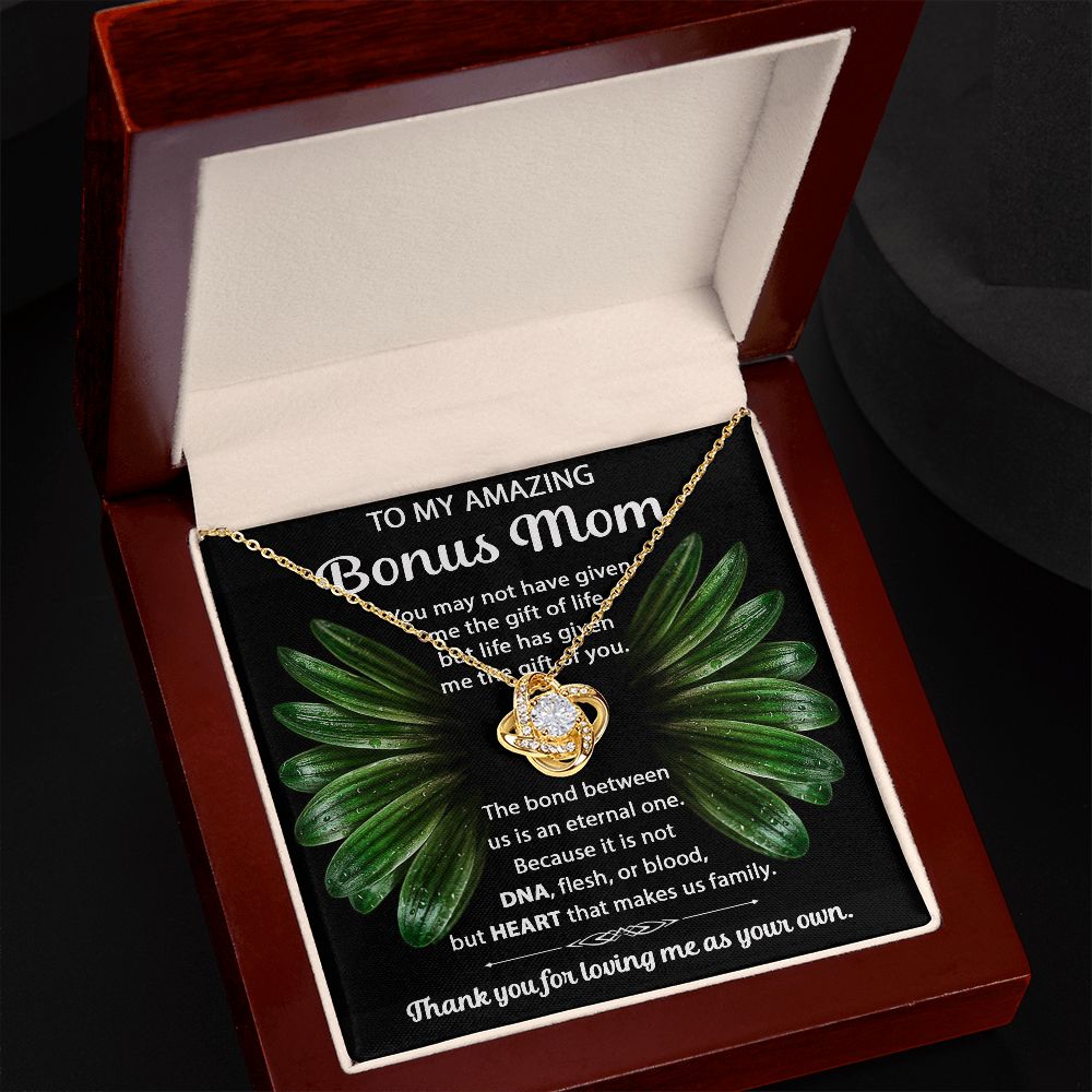 Eternal Bond - Love Knot Necklace For Bonus Mom