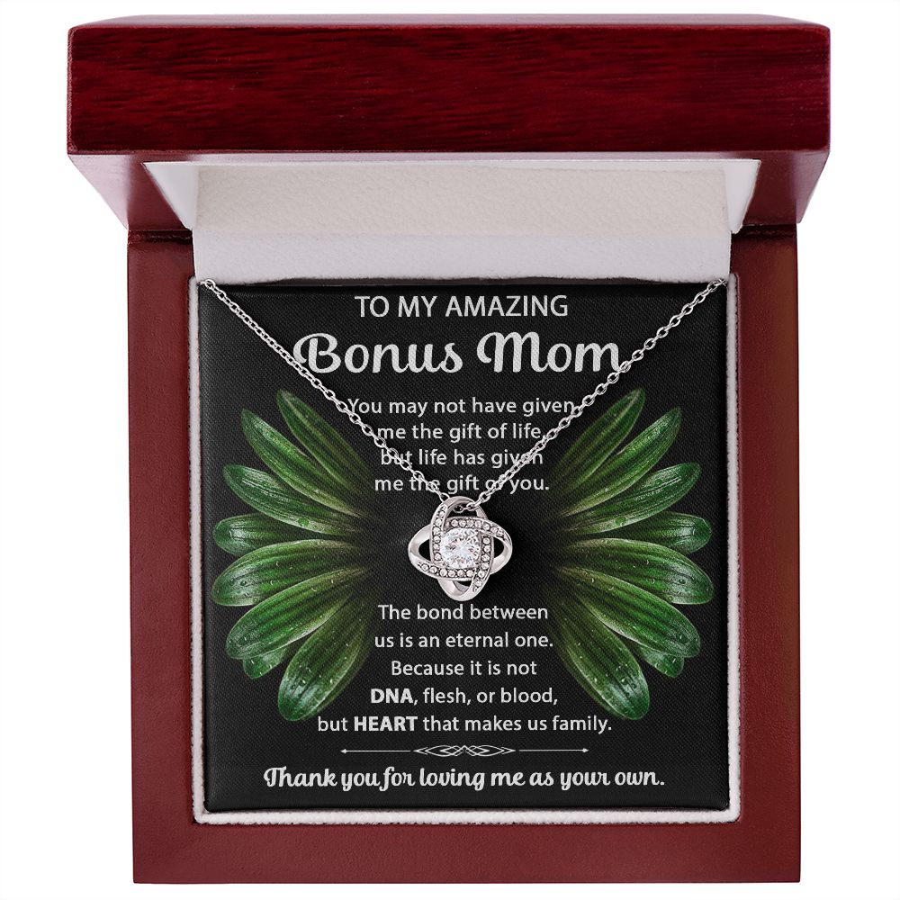 Eternal Bond - Love Knot Necklace For Bonus Mom