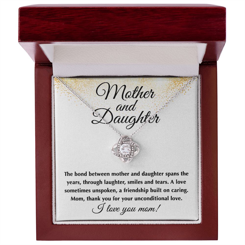 Unconditional Love - Love Knot Necklace For Mom