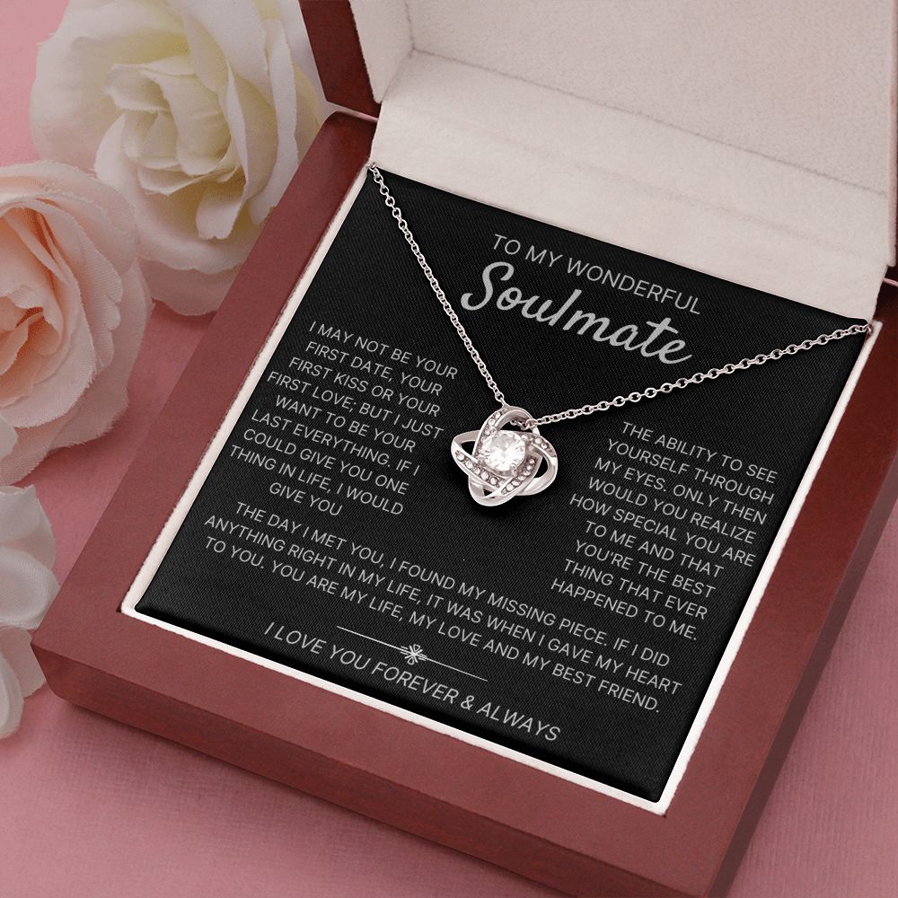 When I Gave My Heart To You - Love Knot Necklace For Soulmate