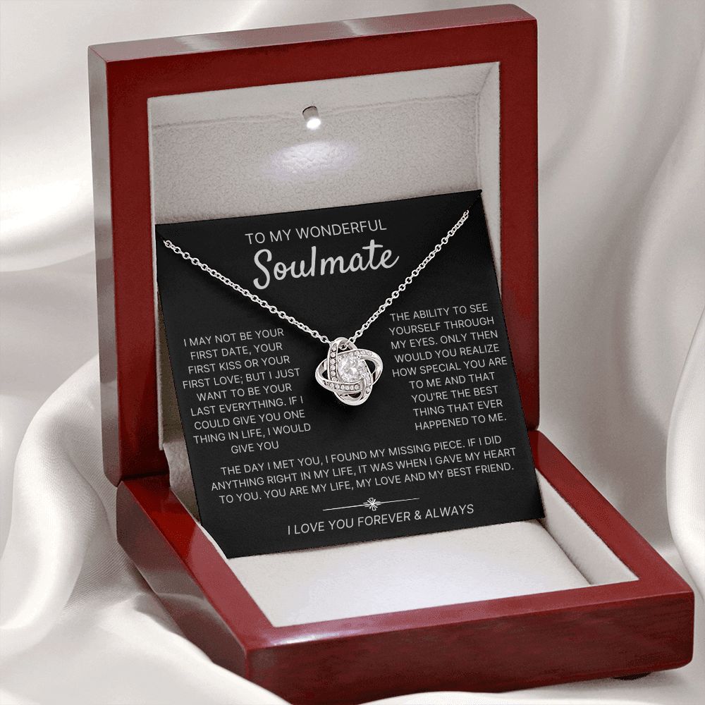 When I Gave My Heart To You - Love Knot Necklace For Soulmate