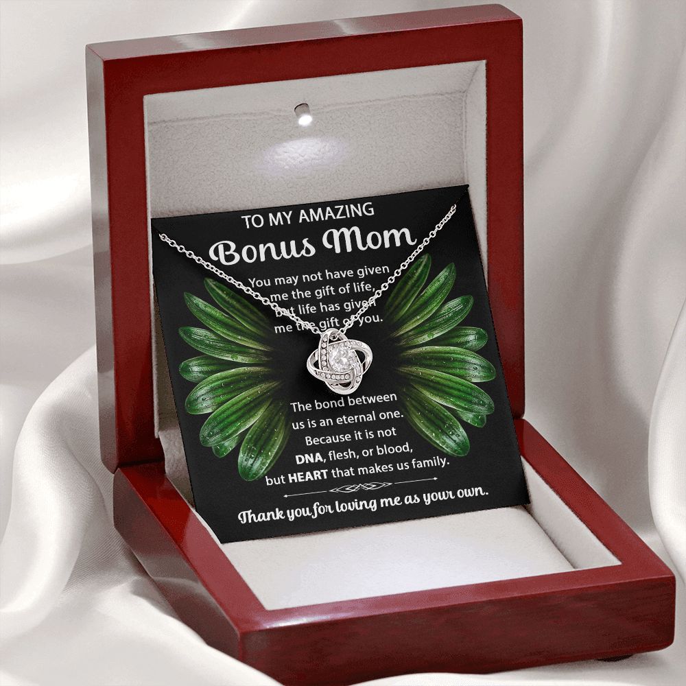 Eternal Bond - Love Knot Necklace For Bonus Mom