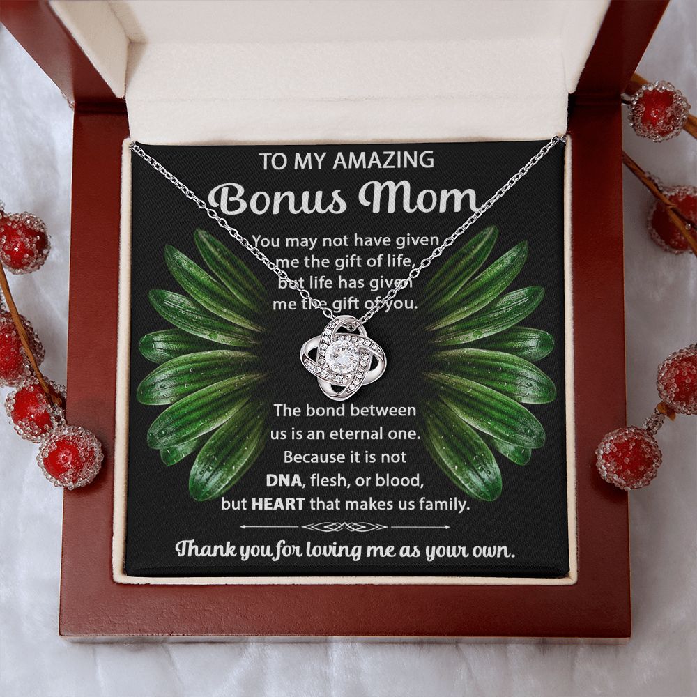 Eternal Bond - Love Knot Necklace For Bonus Mom