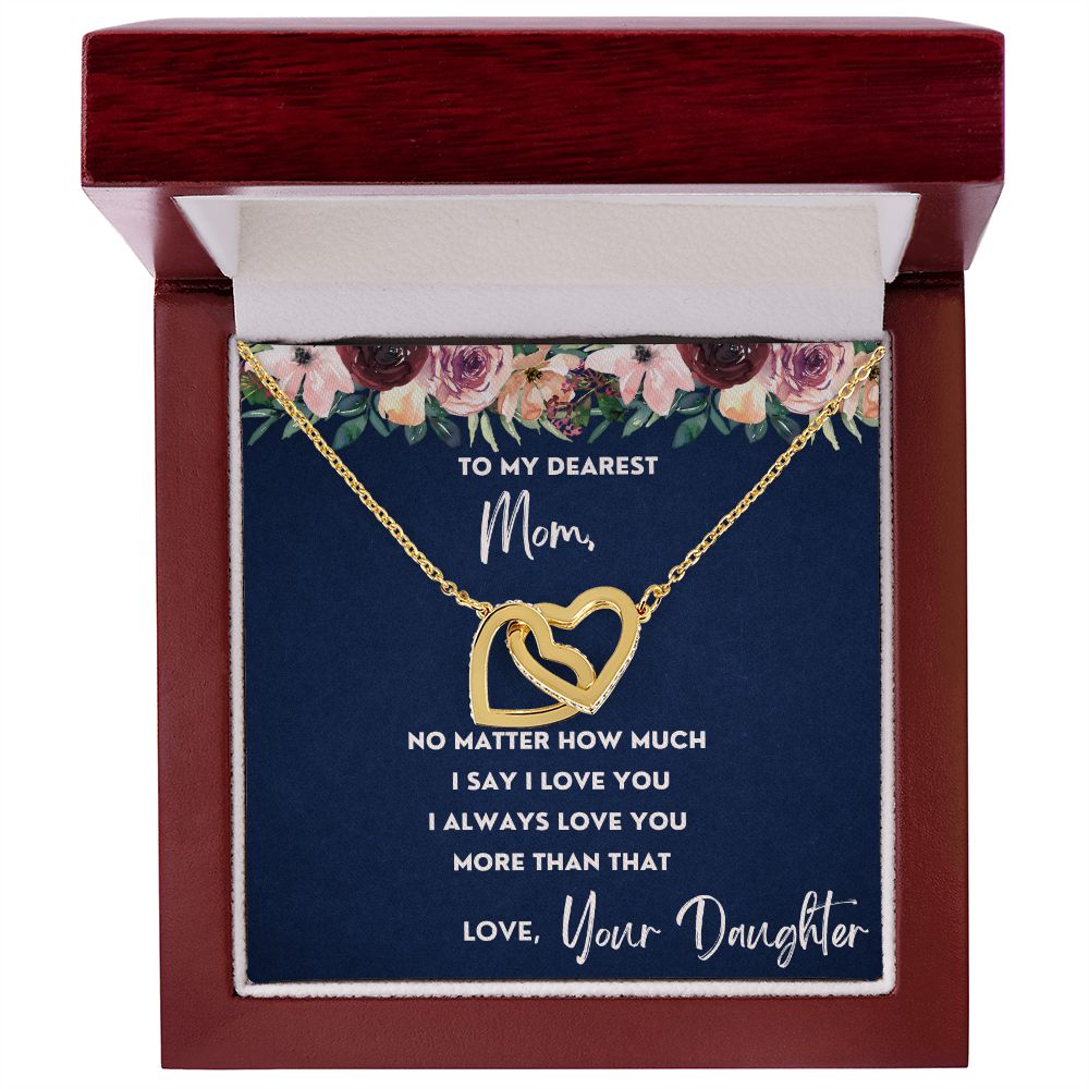 More Than That - Interlocking Hearts Necklace For Mom