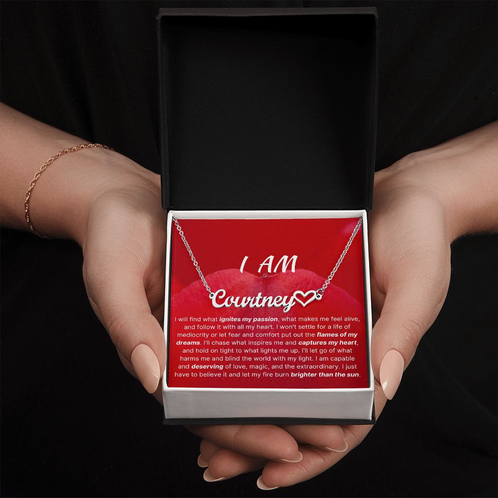 I Am Capable And Deserving Identity Necklace