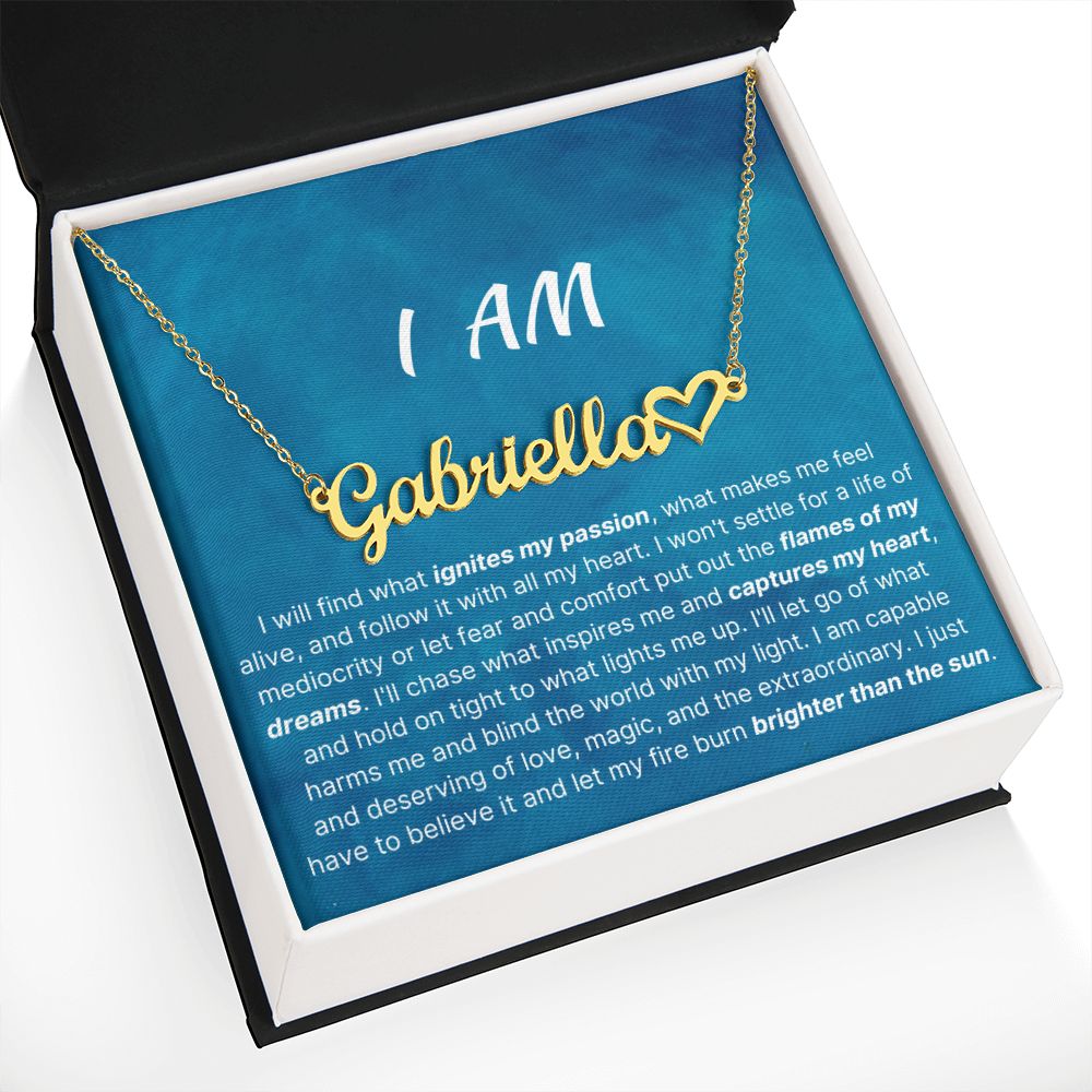 Brighter Than The Sun Identity Necklace