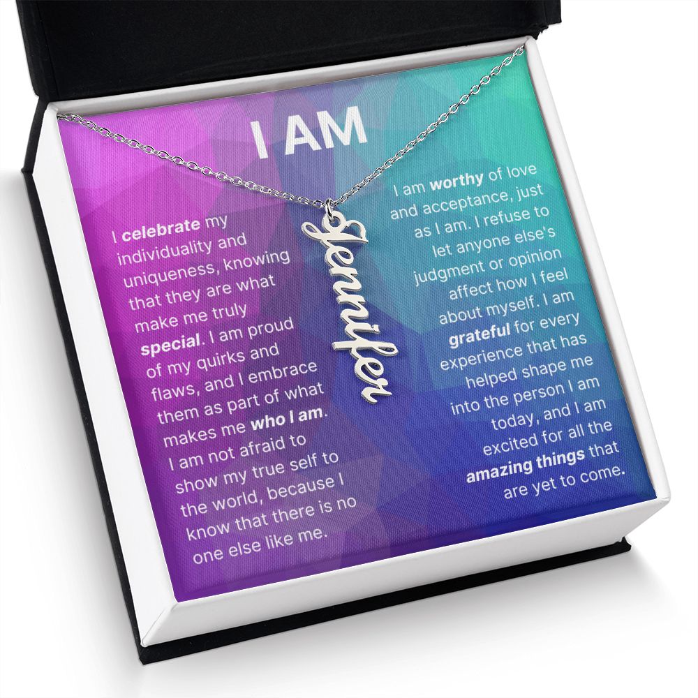 The "I Am" Necklace - A Celebration Of You