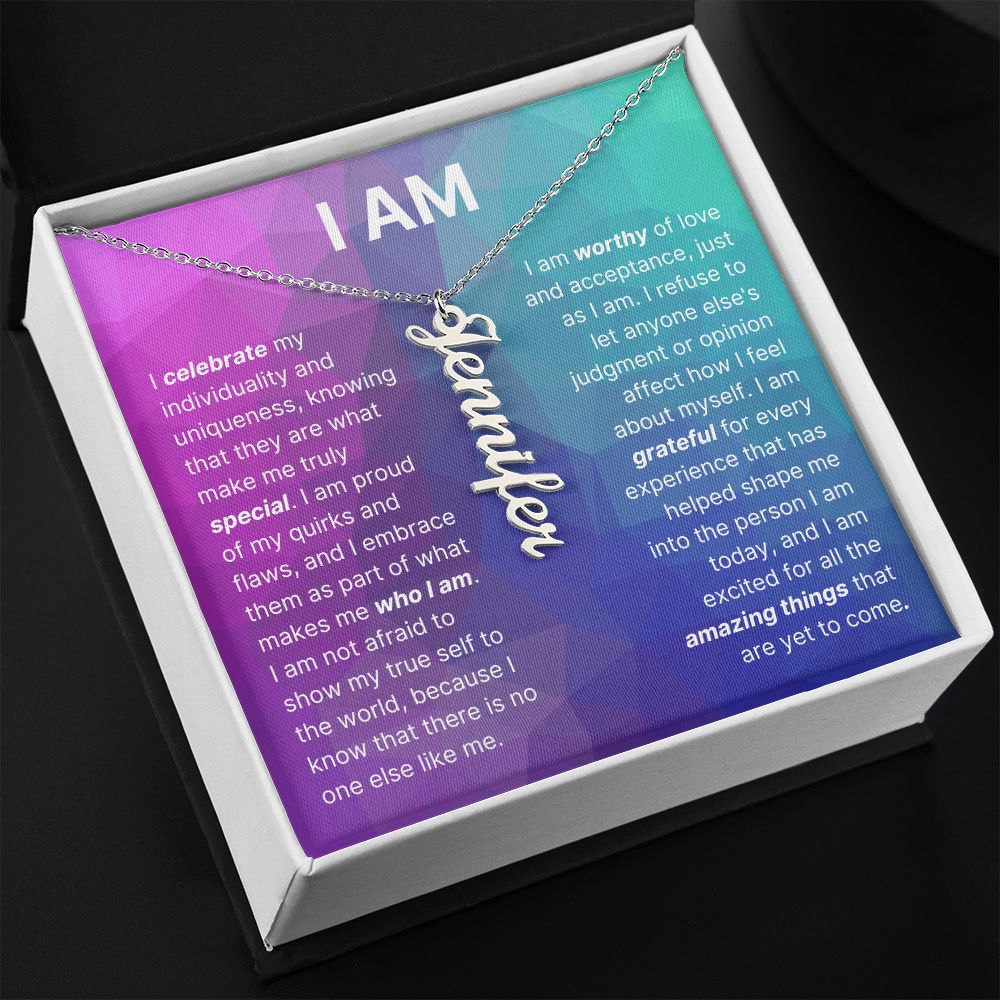 The "I Am" Necklace - A Celebration Of You