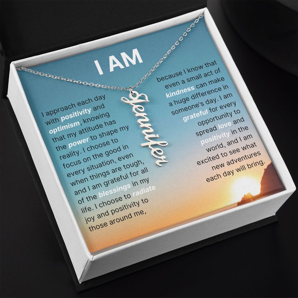 The "I Am" Necklace - Power To Shape My Reality