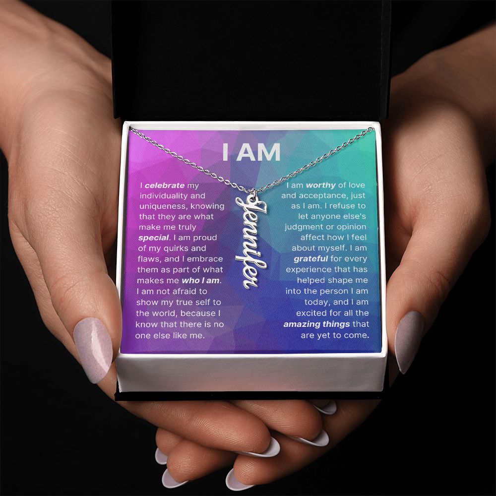 The "I Am" Necklace - A Celebration Of You