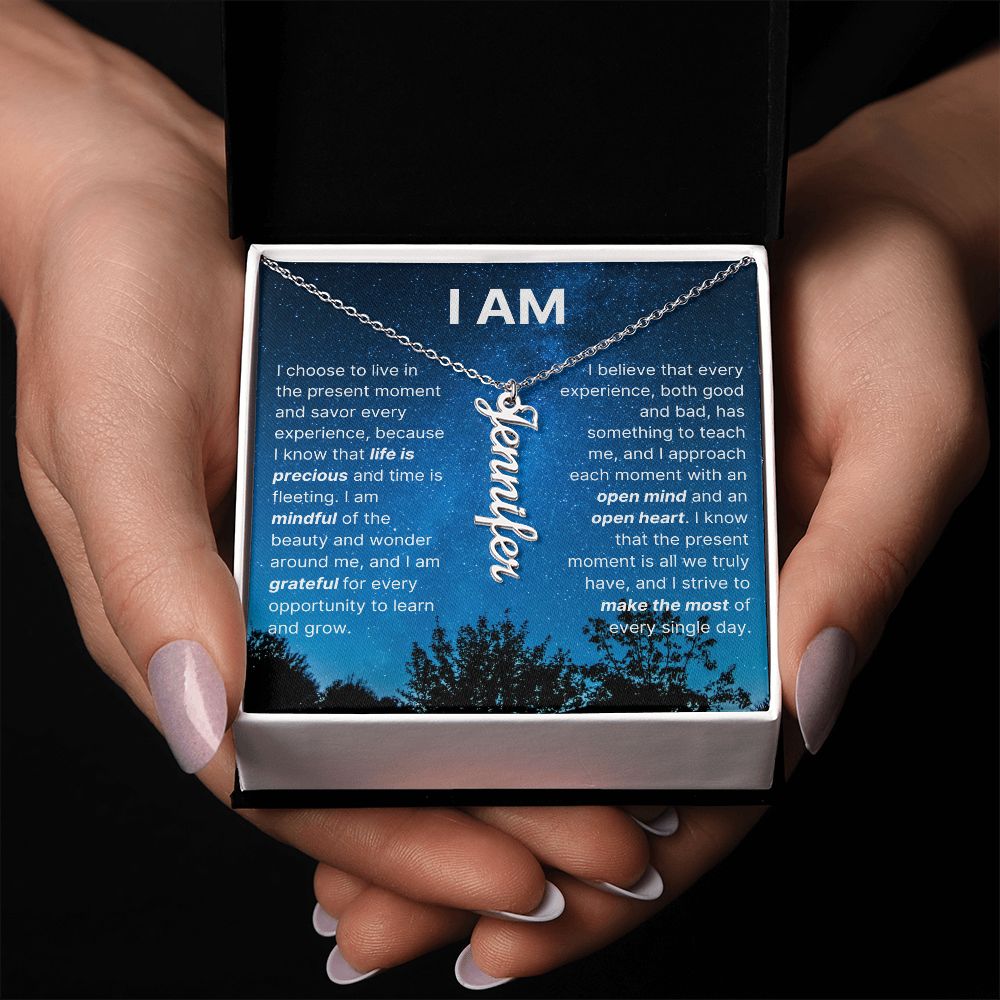 The "I Am" Necklace - Grateful Heart