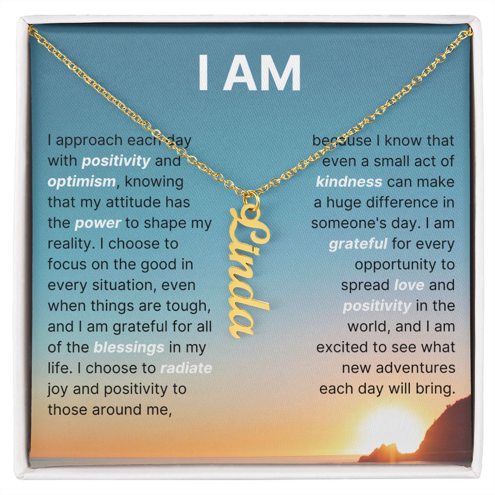 The "I Am" Necklace - Power To Shape My Reality