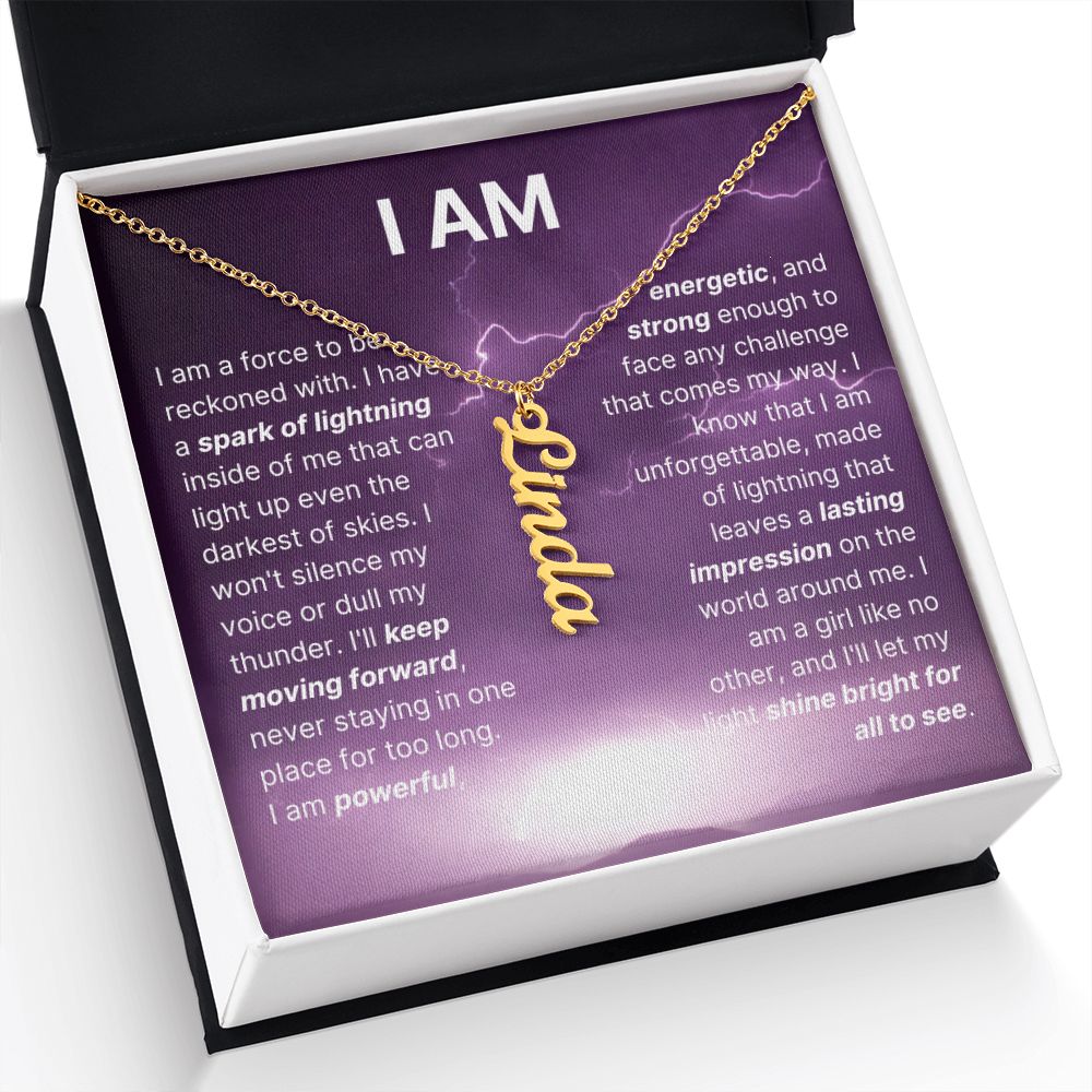 The "I Am" Necklace - I'll Shine Bright For All To See
