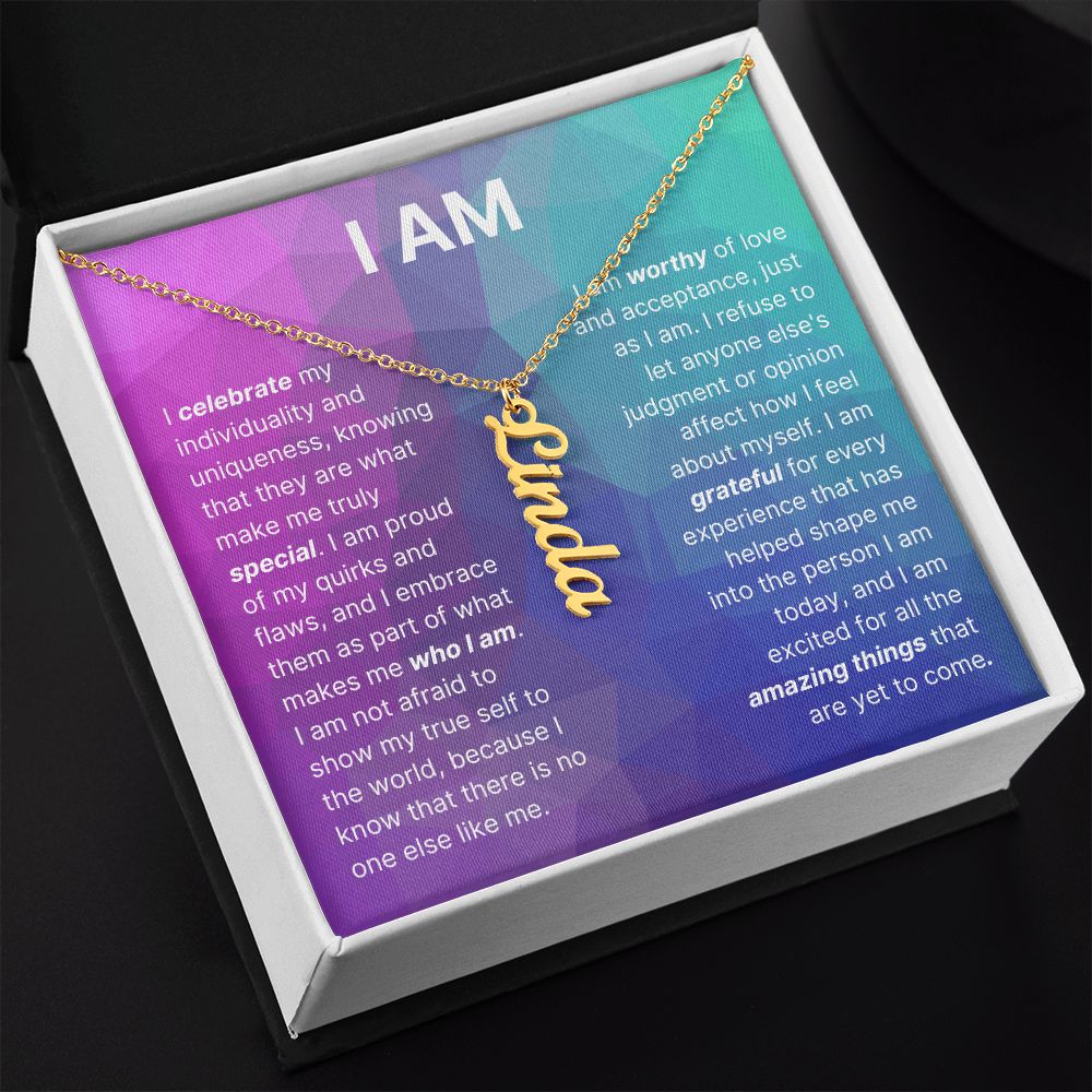 The "I Am" Necklace - A Celebration Of You