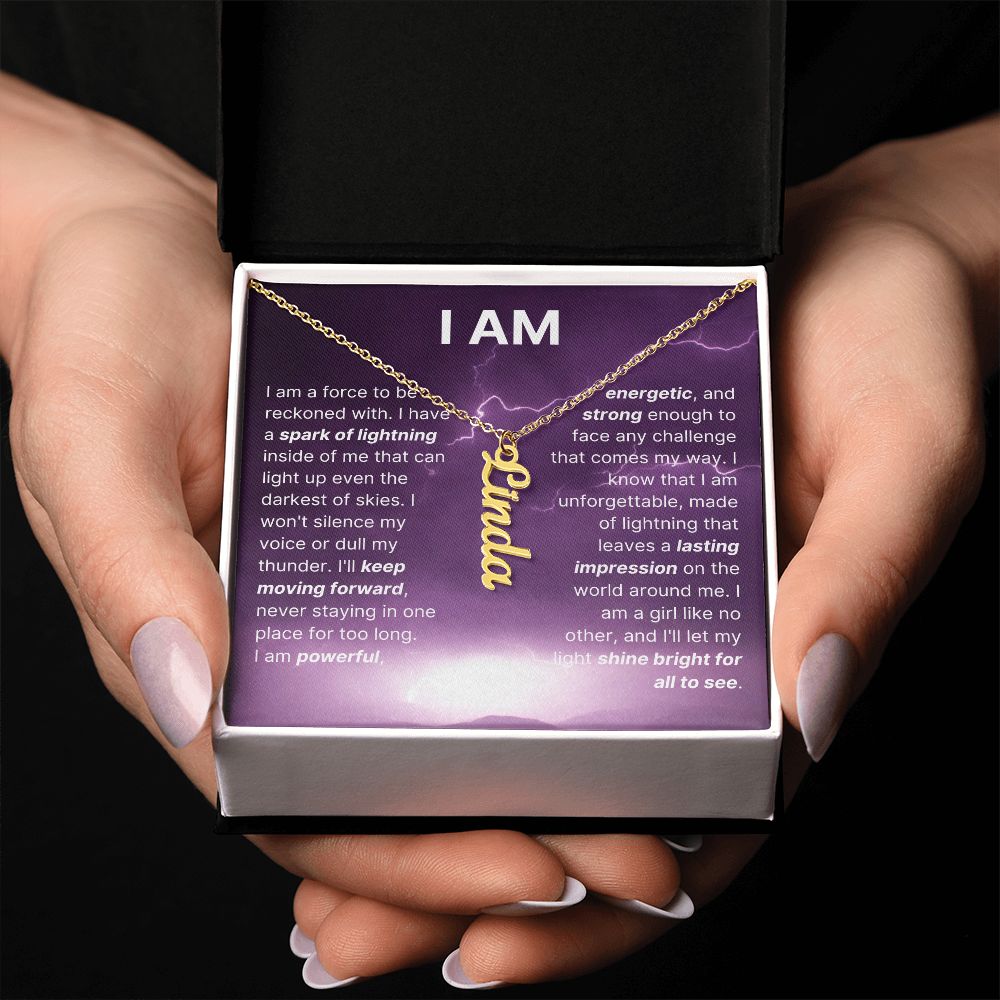 The "I Am" Necklace - I'll Shine Bright For All To See
