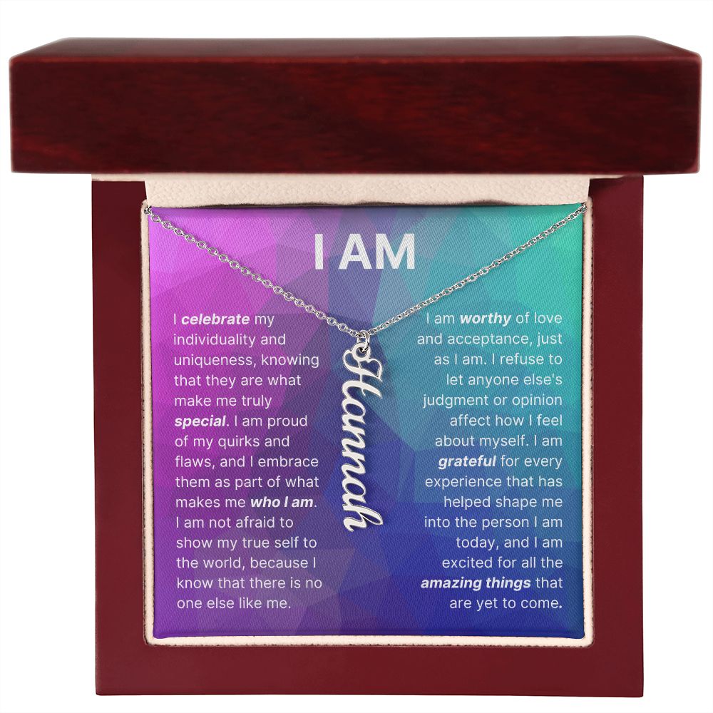 The "I Am" Necklace - A Celebration Of You