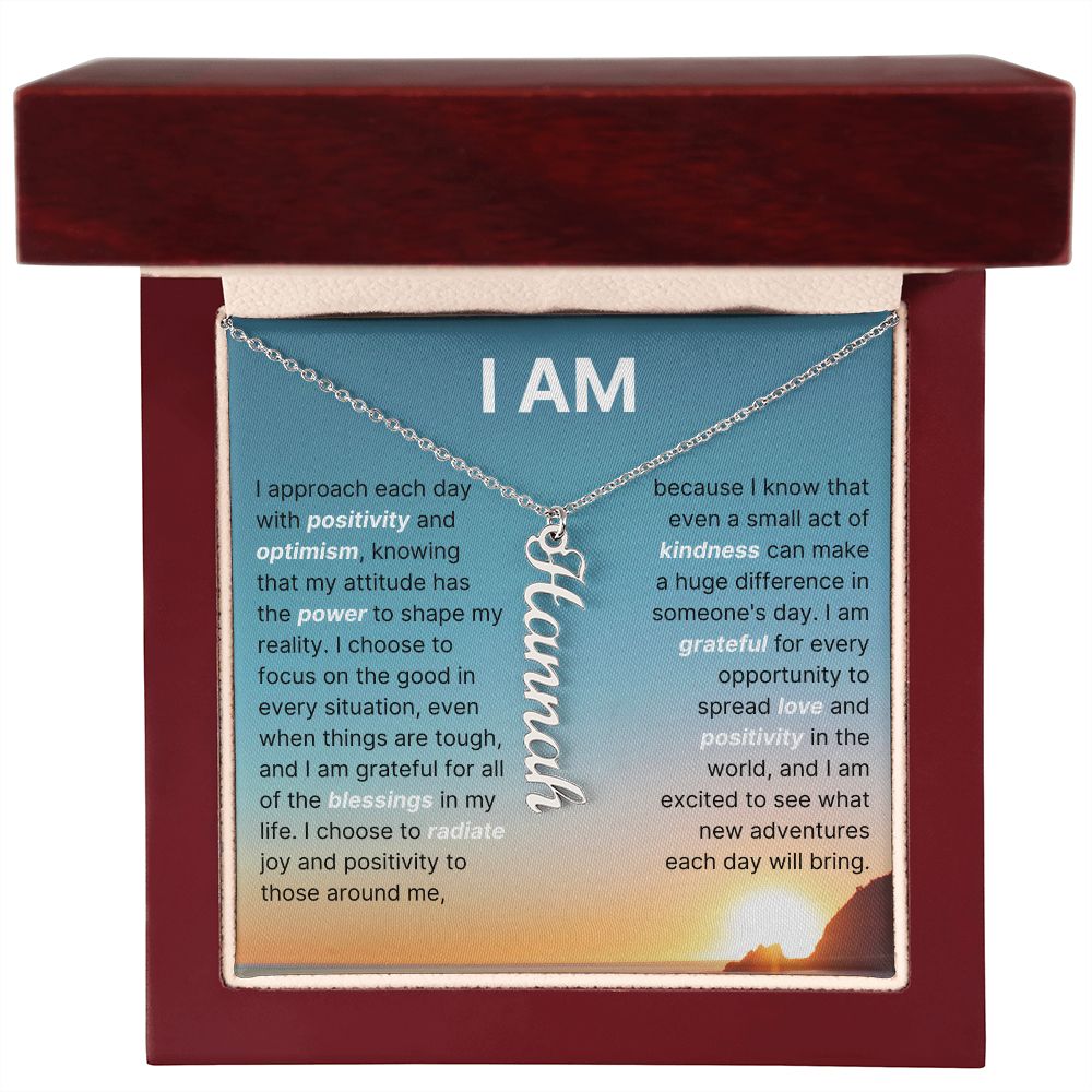 The "I Am" Necklace - Power To Shape My Reality