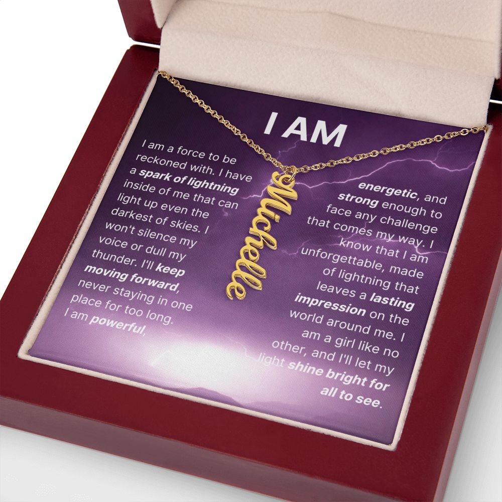 The "I Am" Necklace - I'll Shine Bright For All To See