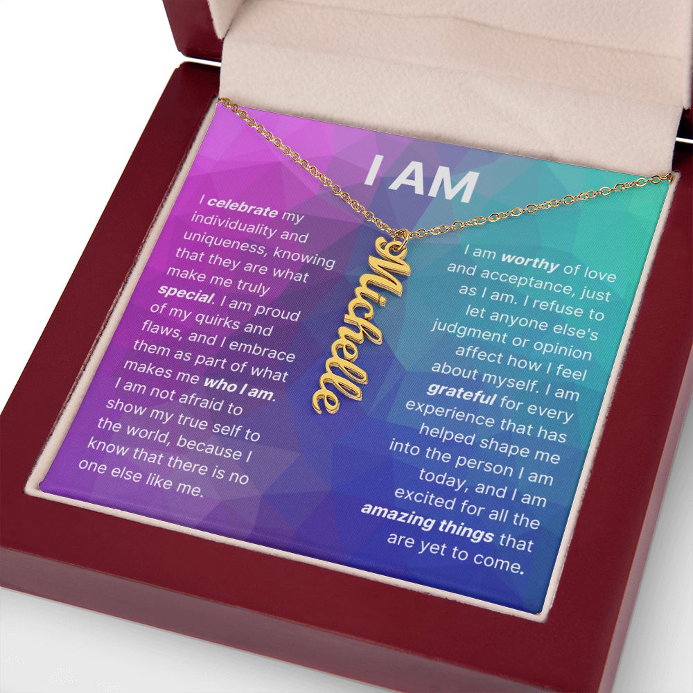 The "I Am" Necklace - A Celebration Of You