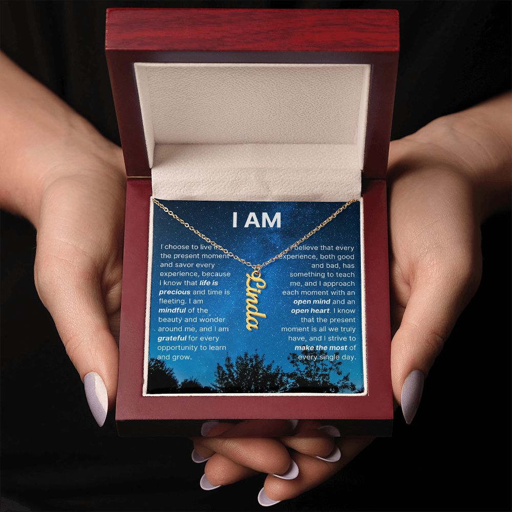The "I Am" Necklace - Grateful Heart