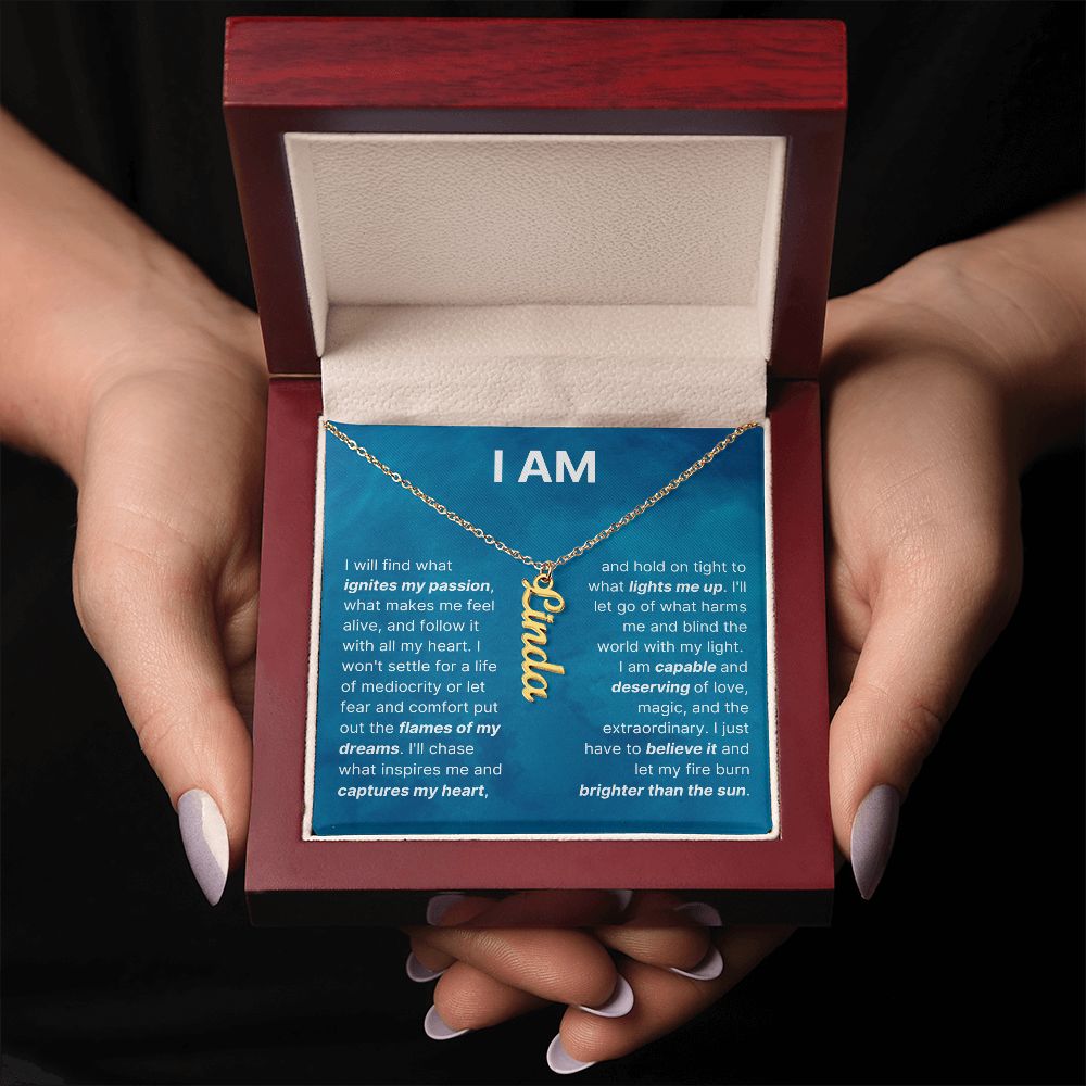The "I Am" Inspirational Necklace For Daughter