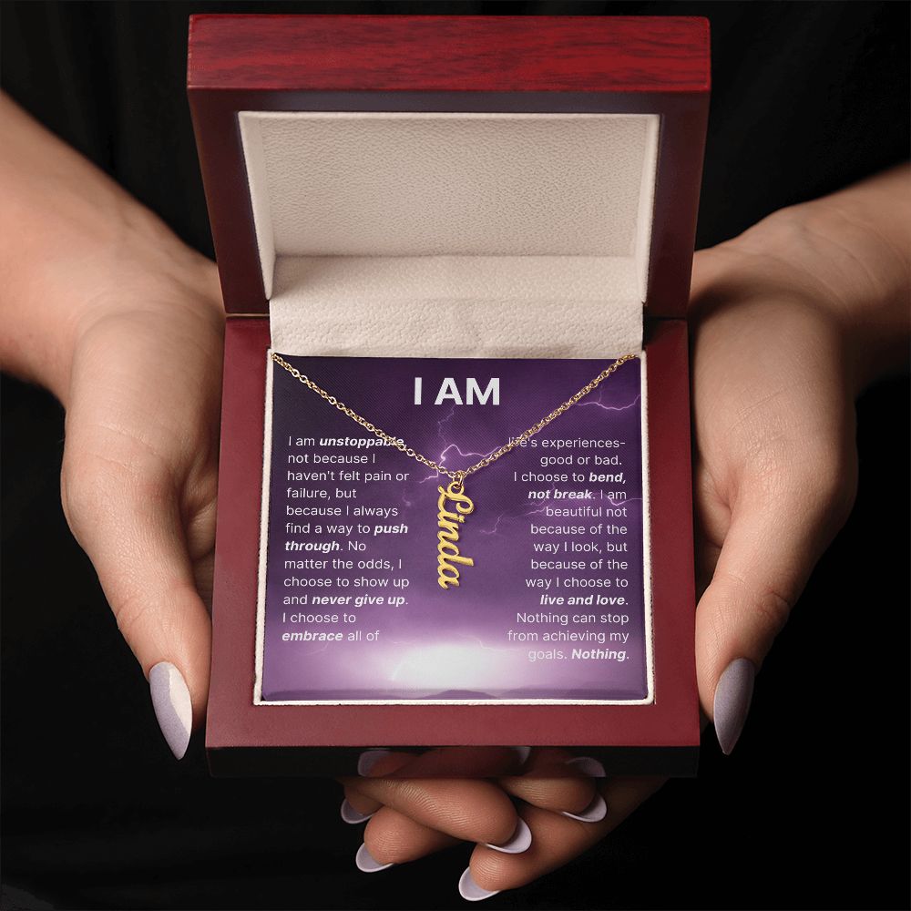 The "I Am" Necklace - I Am Unstoppable