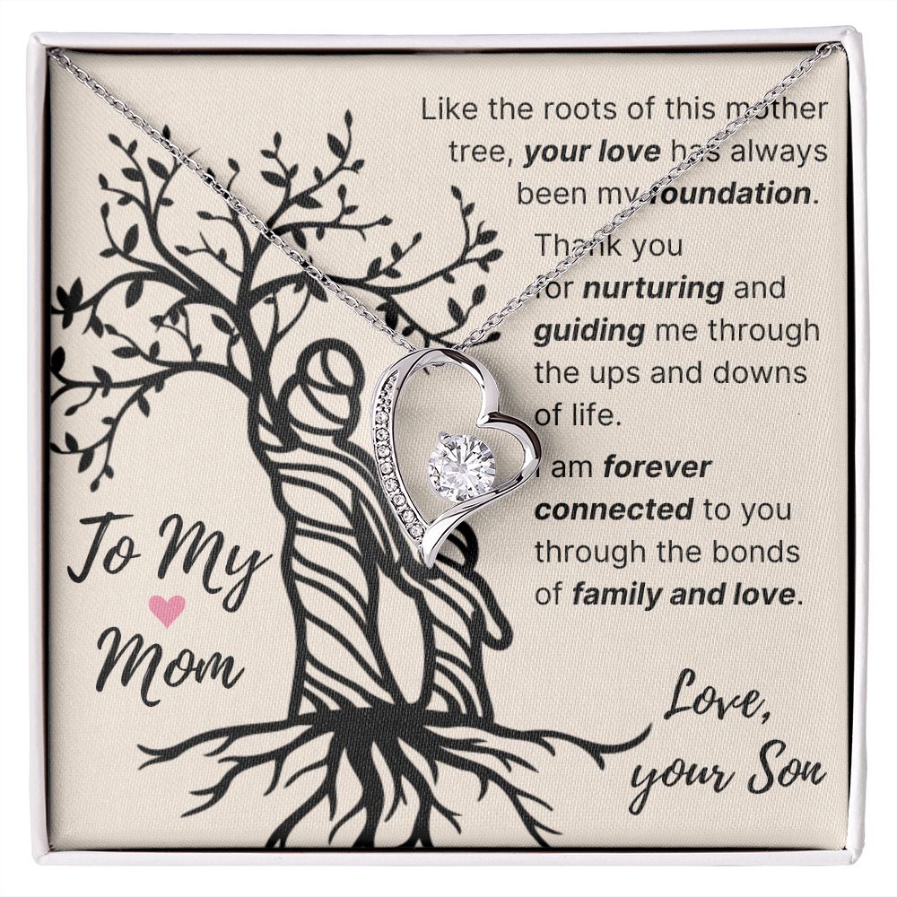 Your Love, My Foundation - Forever Love Necklace For Mom