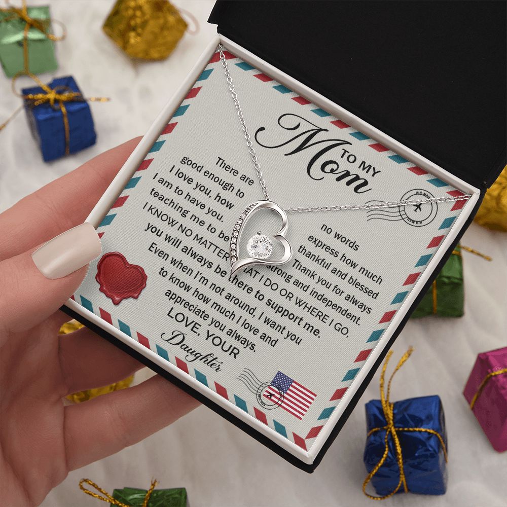 Love And Appreciate You Always - Forever Love Necklace For Mom