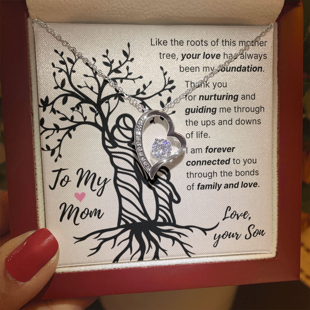 Your Love, My Foundation - Forever Love Necklace For Mom
