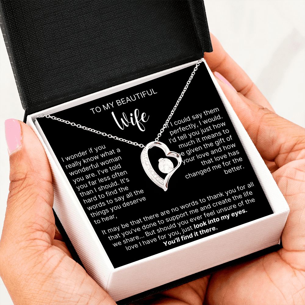 Gift Of Your Love - Forever Love Necklace For Wife