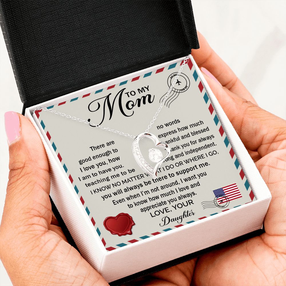 Love And Appreciate You Always - Forever Love Necklace For Mom