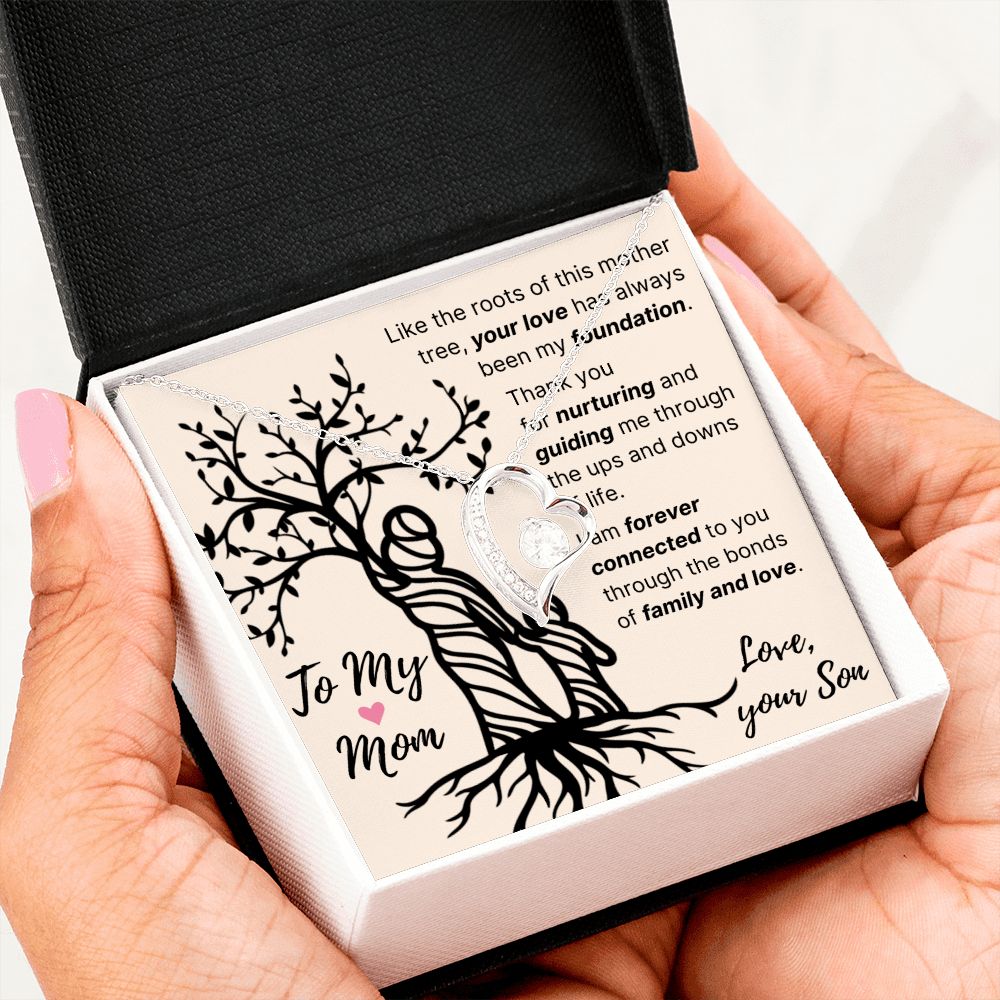 Your Love, My Foundation - Forever Love Necklace For Mom