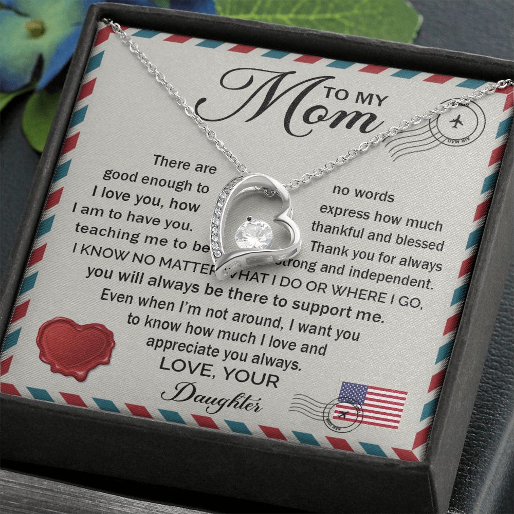 Love And Appreciate You Always - Forever Love Necklace For Mom