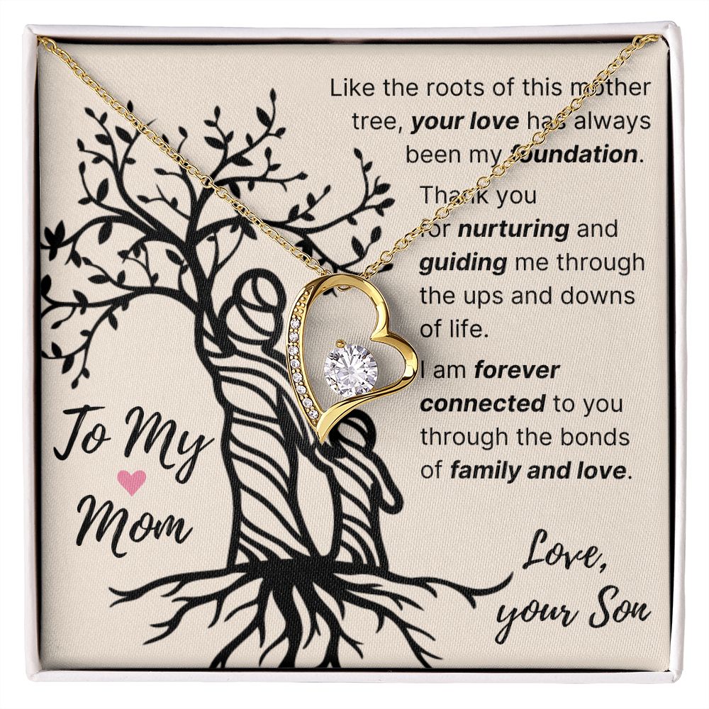 Your Love, My Foundation - Forever Love Necklace For Mom