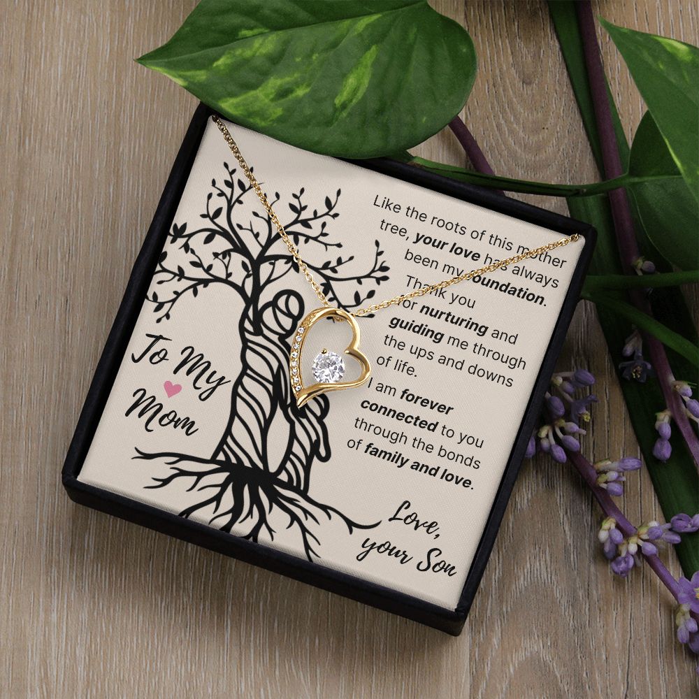Your Love, My Foundation - Forever Love Necklace For Mom