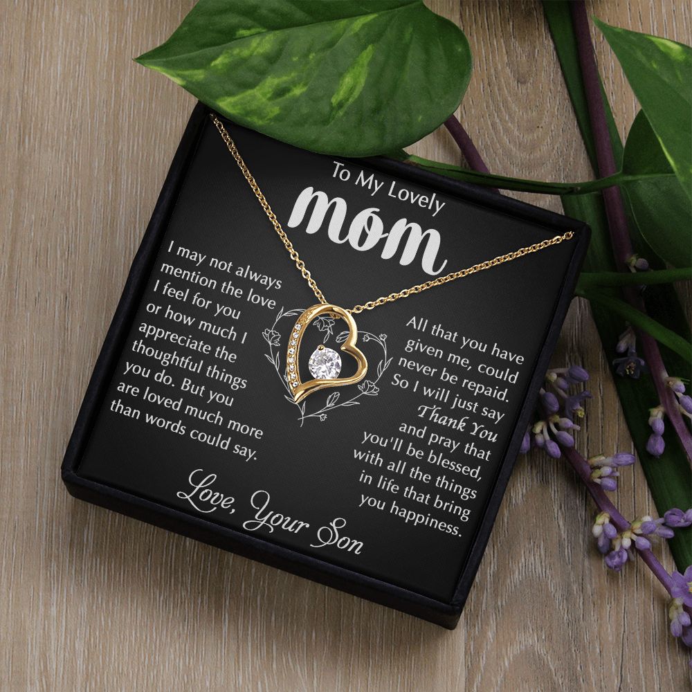 The Thoughtful Things You Do - Forever Love Necklace For Mom