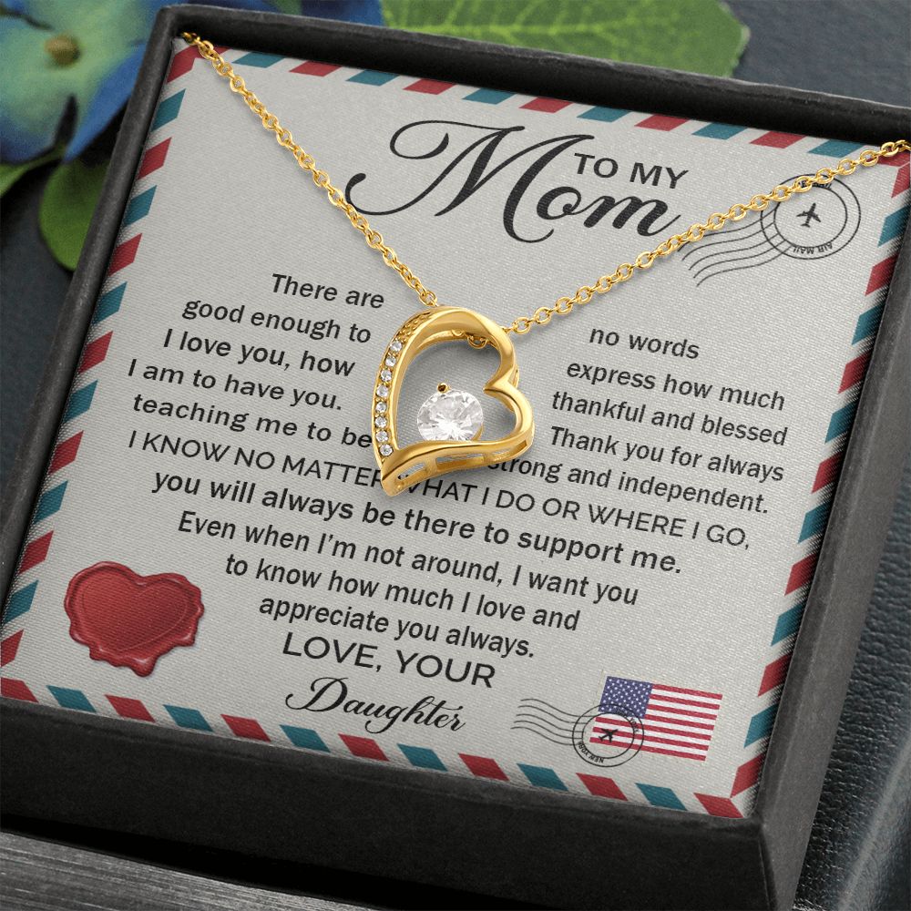 Love And Appreciate You Always - Forever Love Necklace For Mom