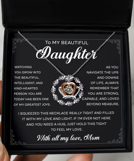 My Greatest Joys - Crown Pendant Necklace For Daughter