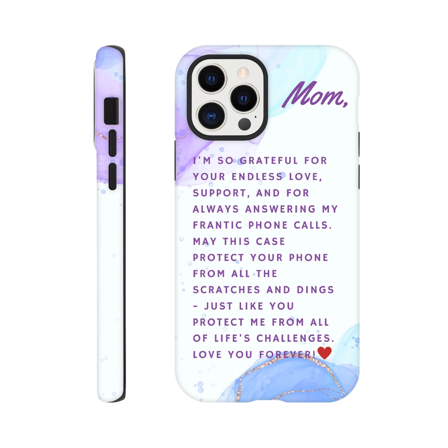 Endless Love and Protection Tough Case For Mom (For iPhone)