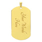 On This Walk Of Life - Military Chain Dog Tag Necklace For Son