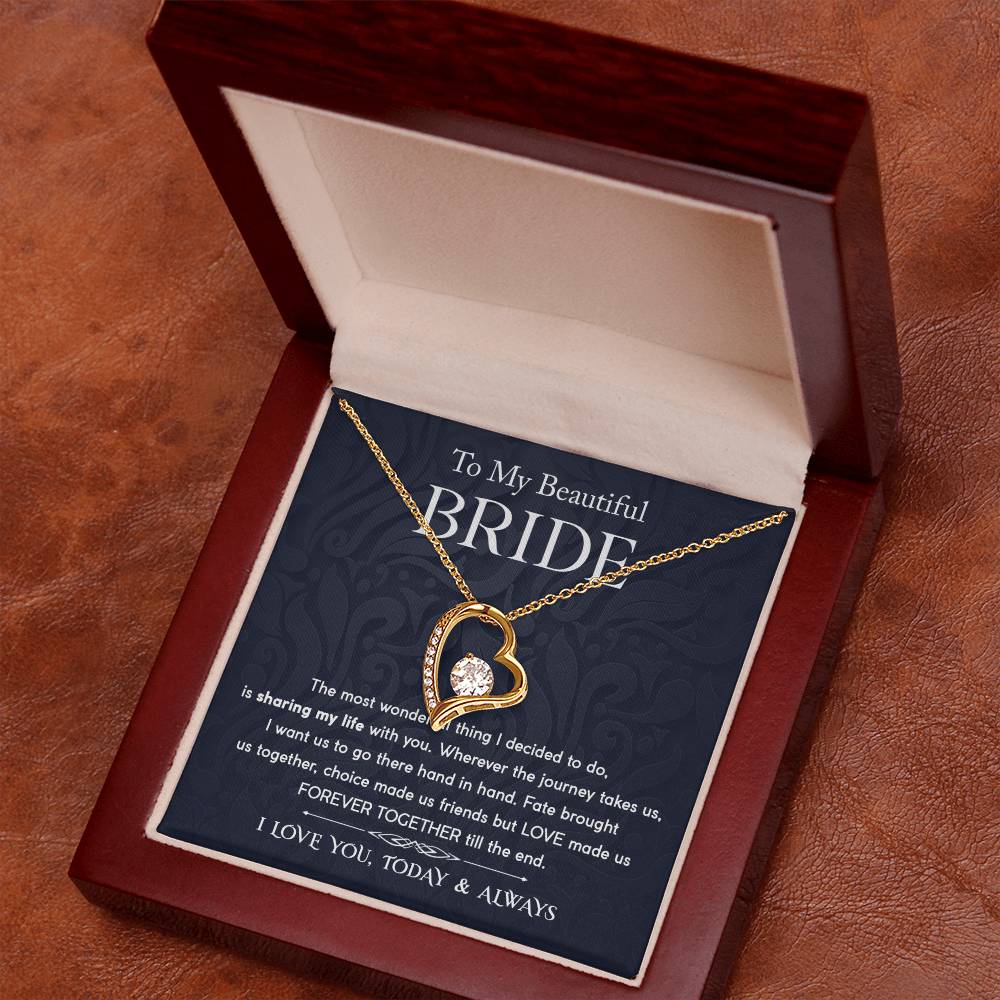 Forever Together - Forever Love Necklace For Bride