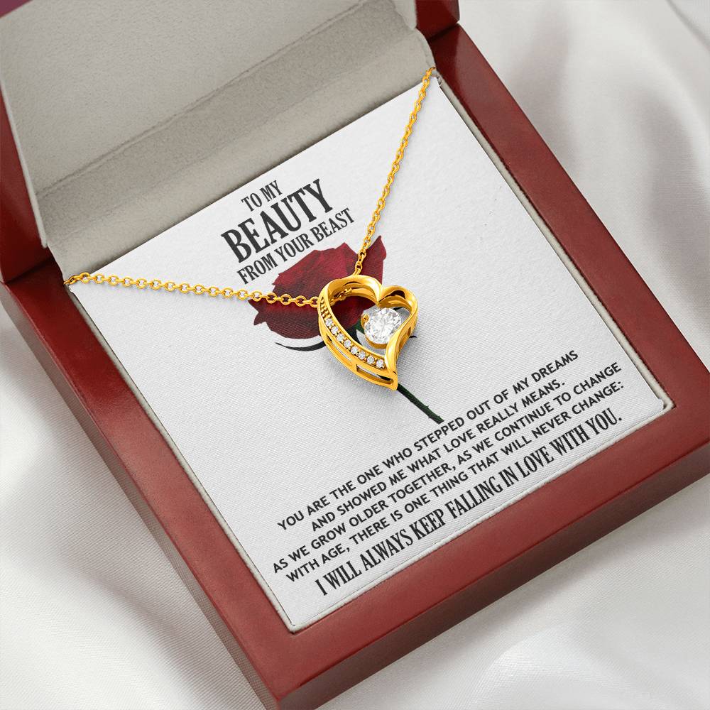 What Love Really Means - Forever Love Necklace For Your Beauty