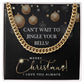 Jingle Your Bells - Length-Adjustable Cuban Link Chain For Your Man For Christmas