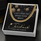 Jingle Your Bells - Length-Adjustable Cuban Link Chain For Your Man For Christmas
