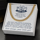 How Do You Do It - Length Adjustable Cuban Link Chain For Dad