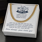 Not Easy To Raise - Length Adjustable Cuban Link Chain For Dad