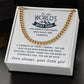 So Dependable - Length Adjustable Cuban Link Chain For Dad