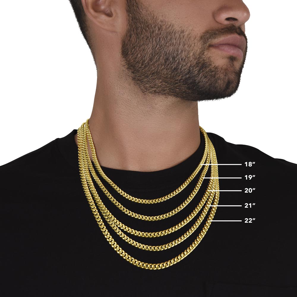 A Dad Like You - Length-Adjustable Cuban Link Chain For Dad